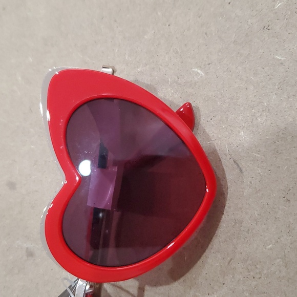 Red heart shaped cat eye retro vintage‎ pinup style sunglasses new main image 14